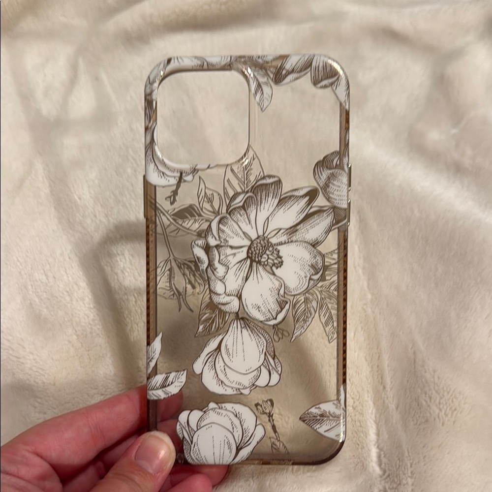 Floral Clear Phone Case